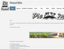 Tablet Screenshot of filminsel-biblis.de